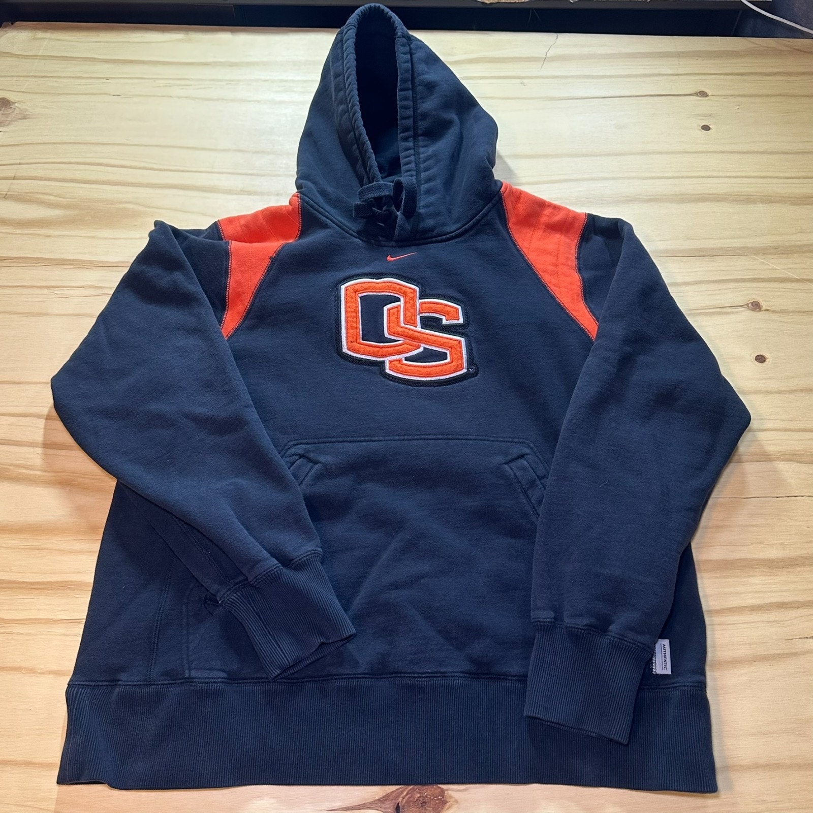 Nike Oregon State Beavers Beavers Black Hoodie Mens Medium Center Swoosh College